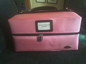 My beautiful pink train case :)