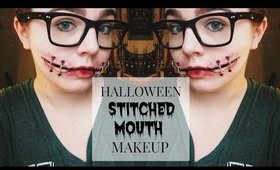 HALLOWEEN MAKEUP | STITCHED MOUTH SFX