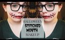 HALLOWEEN MAKEUP | STITCHED MOUTH SFX
