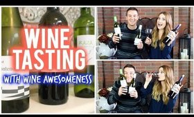 Wine Tasting with Wine Awesomeness - vlogwithkendra