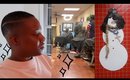 Vlogmas Day 10 | Come With Me To The Barbershop | iamKeliB