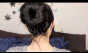 HaarTutorial: Messy Bun mit Zopf