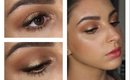 Gold Eyes & Glowing Skin | Makeup Tutorial ♥