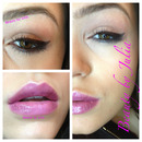 Cat Eye & Purple Lips