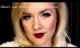 ♫ Adele 2012 Grammys Makeup Tutorial ♫