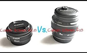 Beauty Vlogging: What lens to use on a Canon EOS?