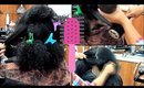SILK BLOW OUT ON NATURAL HAIR! VERY DETAILED VOICEOVER!!❤️