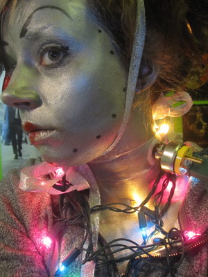 Robo-Girl makeup, for contest entry on YouTube.
http://www.youtube.com/watch?v=GB-MVyHeXpk&feature=channel_video_title