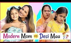 Modern Mom (मोम) vs Desi Maa (माँ) .... | #MyMissAnand #Sketch #Roleplay #ShrutiArjunAnand