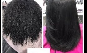 How to do a silk press natural hair!