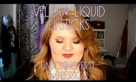 Jeffree Star Velour Liquid Lipsticks Unboxing/First Impression!