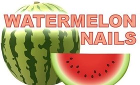 Watermelon Slice Nails