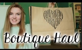 Spring Clothing Haul: Boutiques