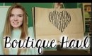 Spring Clothing Haul: Boutiques