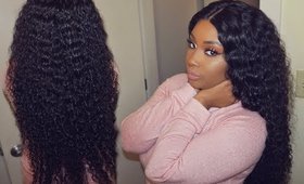 How to Cut Excess Lace Off Frontal + Apply Wig with NO Tape/Glue/Gel | Makeupd0ll