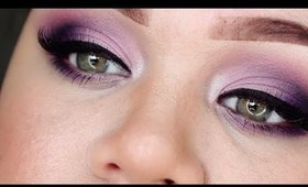 Pink & Purple Eye Makeup feat. Socialeyes lashes "Delight"