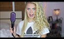 Testing Out Electric Hair Brush Straightener?!?