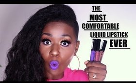 The Most Comfortable Liquid Lipstick Ever|Dark Skin Friendly
