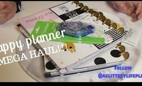 Mega HAPPY PLANNER HAUL! | 2019 HAPPY PLANNER