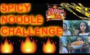 SPICY NOODLE CHALLENGE | Tawnya07