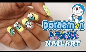 Cartoon Nailart tutorial | DORAEMON ドラえもん