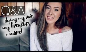 Q&A // Dyeing My Hair, My Breakup, + Plans for My Channel!