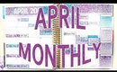 April Monthly View Plan with Me \\ Erin Condren Vertical