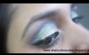Shades Of Green Eye Makeup | Festive Indian Makeup For Janamashtmi
