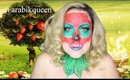 Halloween Tutorial: Calabera Fresa - Strawberry Skull Makeup