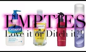 Empties: Skincare, Hair, Beauty