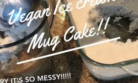 Vegan Ice Cream Mug Cake