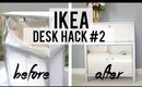 DIY Mirrored Desk | IKEA DESK HACK #2 | ANN LE