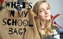 What's in my School Bag?