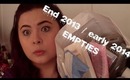 MASSIVE End of 2013 - To early 2014 empties |Beauty|Skin