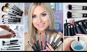 How To Clean Makeup Brushes ♡ NEW xoBeauty Italian Brush Range!