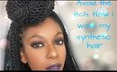 Rinsing Synthetic hair using Outre X-pression Senegalese Twist |Crochet Re-Install Prep