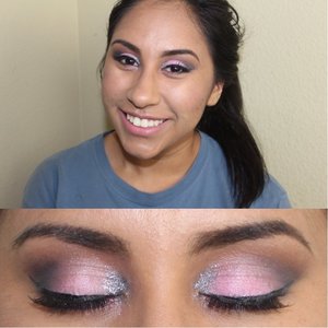 neutrals with a pop of a neon coral and some silver glitters in the inner corners. :) my favorite eye look I've ever done.
Instagram @gizellemarie_