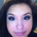 Practiced my blending with this blue smokey eye 💙 :)