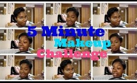5 Minute Makeup Challenge * FAIL* | Kayla Jamia