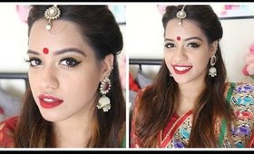 Durga Puja/Navratri Makeup Tutorial