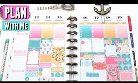 PWM: JUICY SUMMER Plan With Me | MAMBI Happy Planner Vertical Layout Weekly Spread #56