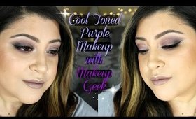 Cool Toned Purple Makeup with Makeup Geek