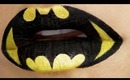 Superheroes Lip Art Tutorial: Batman
