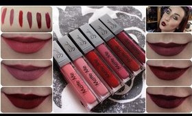 Sleek Matte Me New Shade Swatches 2016