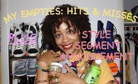 ✰Hits & Misses: My Empties✰ PLUS  ❤Style Segment Announcement❤