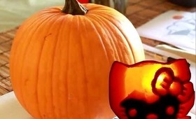 How to: Hello Kitty Pumpkin Carving