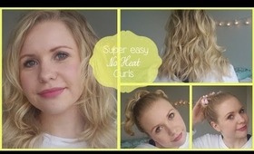 Super Easy Big Voluminous No Heat Curls!