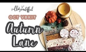 Autumn Lane Oct 2019 VBKit Reveal // villabeauTIFFul