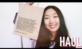 HAUL | American Apparel, Adidas, Colourpop, Korean Makeup, etc.