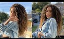the most natural hair goals wig you'll ever try | applying a crochet wig